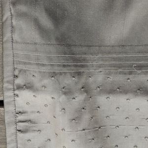 Two Raw Silk King Size Pillow Cases